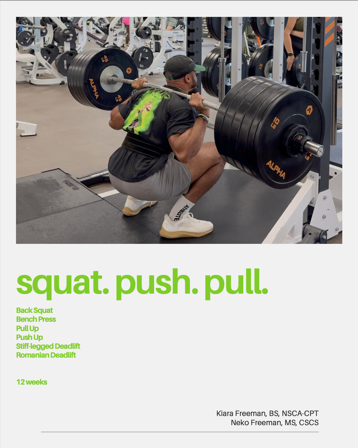 Squat Push Pull